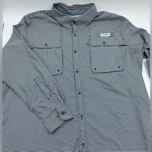 Men's Magellan Outdoors Fish Gear MagWick Long Sleeve Vented Shirt XL